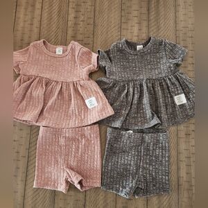 Two Shein Infant Girls Dress Outfits, Size 6-9m